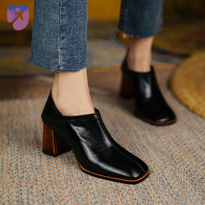 스트랩 여자 통굽 여름 샌들 키높이 소가죽 발볼넓은