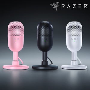 레이저 마이크 ASMR 스탠드 콘덴서 디스코드 유튜브 게이밍 컴퓨터 게임 녹음용 마이크 미니