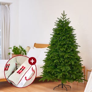 크리스마스 트리 나무 무장식 트리 PE 고급 대형 전나무 그레이 150cm