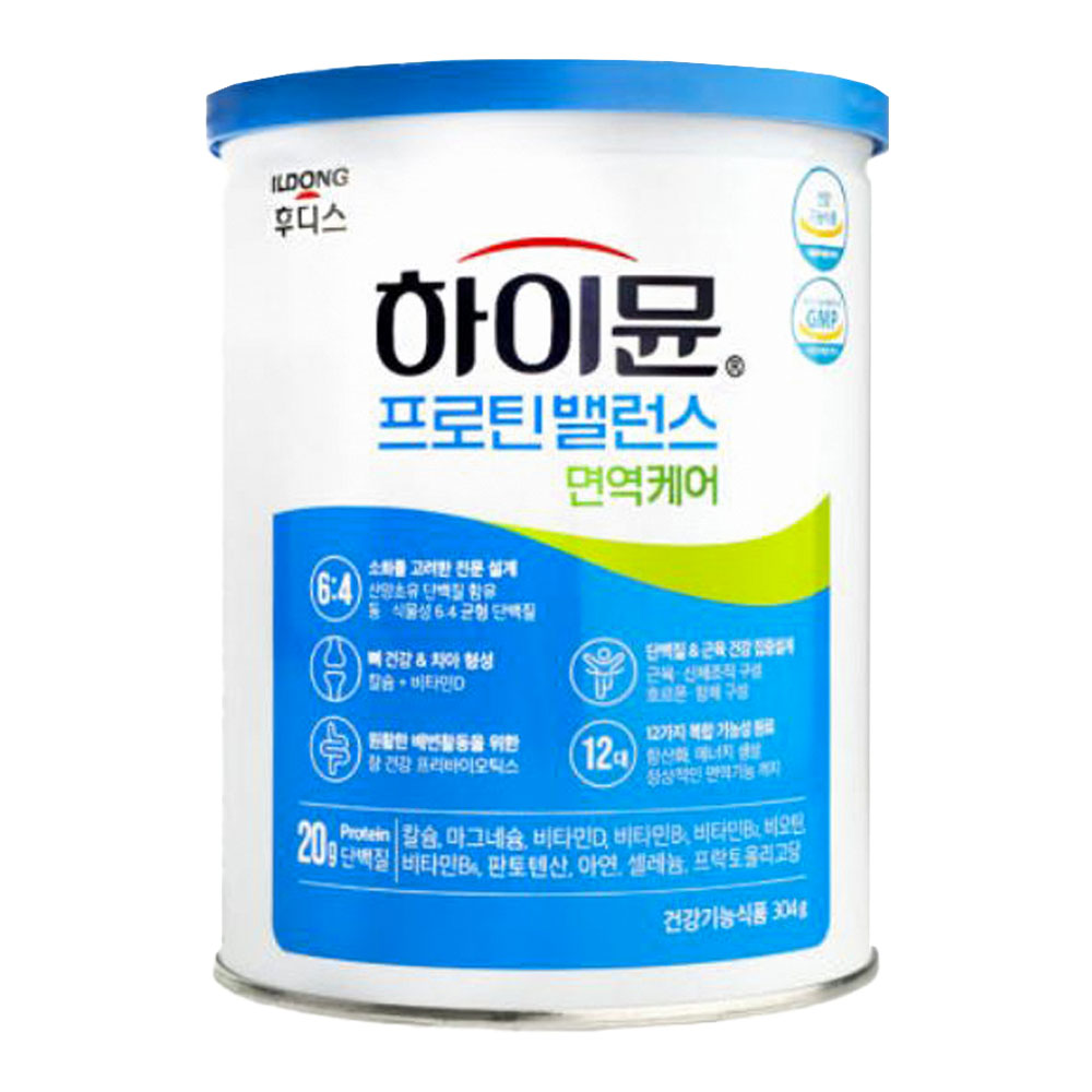 일동후디스 하이뮨 프로틴 밸런스 면역케어 산양<b>초유</b> 단백질 304g 1통