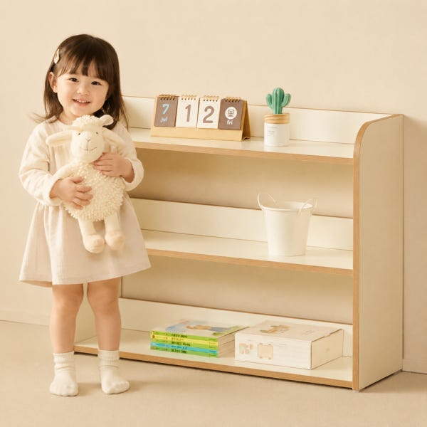예다움몰 아기 3단 교구장 아이 유아교구장