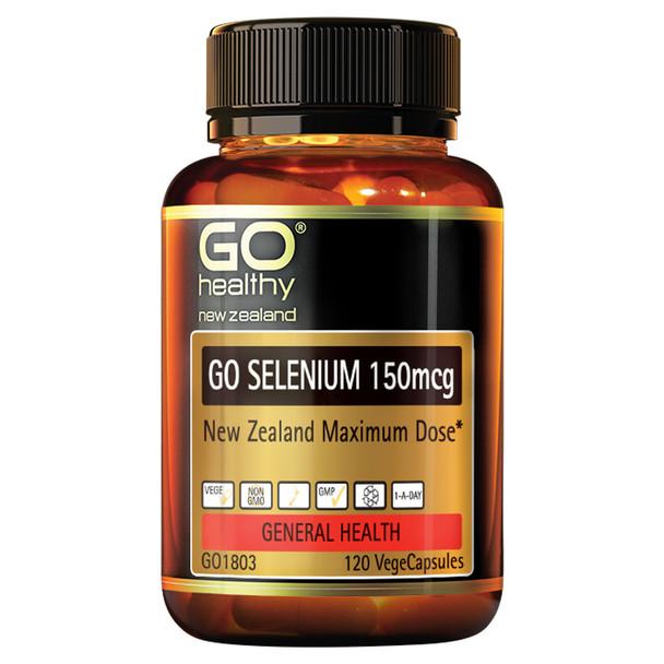 뉴질랜드 <b>고헬씨</b> <b>Go Healthy</b> Selenium 셀레늄 150mcg 캡슐 120정