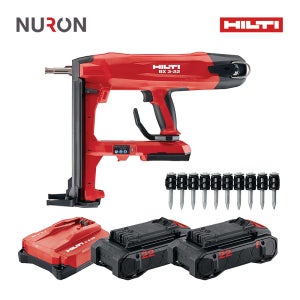 힐티 뉴론 무선 충전 콘크리트 타정기 BX 3-22 본체 배터리 충전기 핀 콤보세트