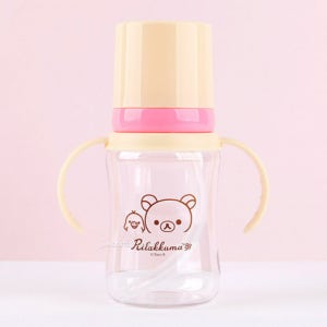 리락쿠마 양손 빨대컵 260ml(해피) 아이보리 물통 물병 아동 유아 어린이