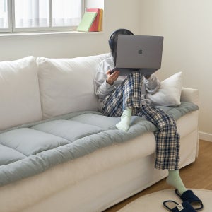 쁘리엘르 블룸 항균 워싱 토퍼 쇼파 패드 3인 60X180