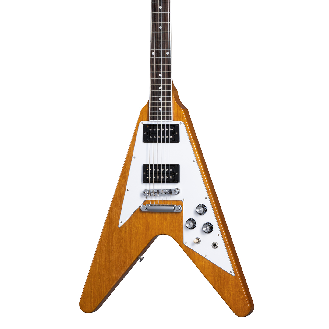 GIBSON 깁슨 일렉기타 70s Flying V Antique Natural 앤틱네추럴