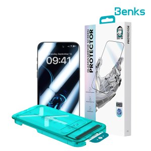 Benks 아이폰 16 프로 맥스 Premium Glass 액정필름 풀커버 강화유리