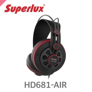 수퍼럭스 HD681-AIR 모니터링 헤드폰 3.5mm 에어쿠션 이어패드 추가