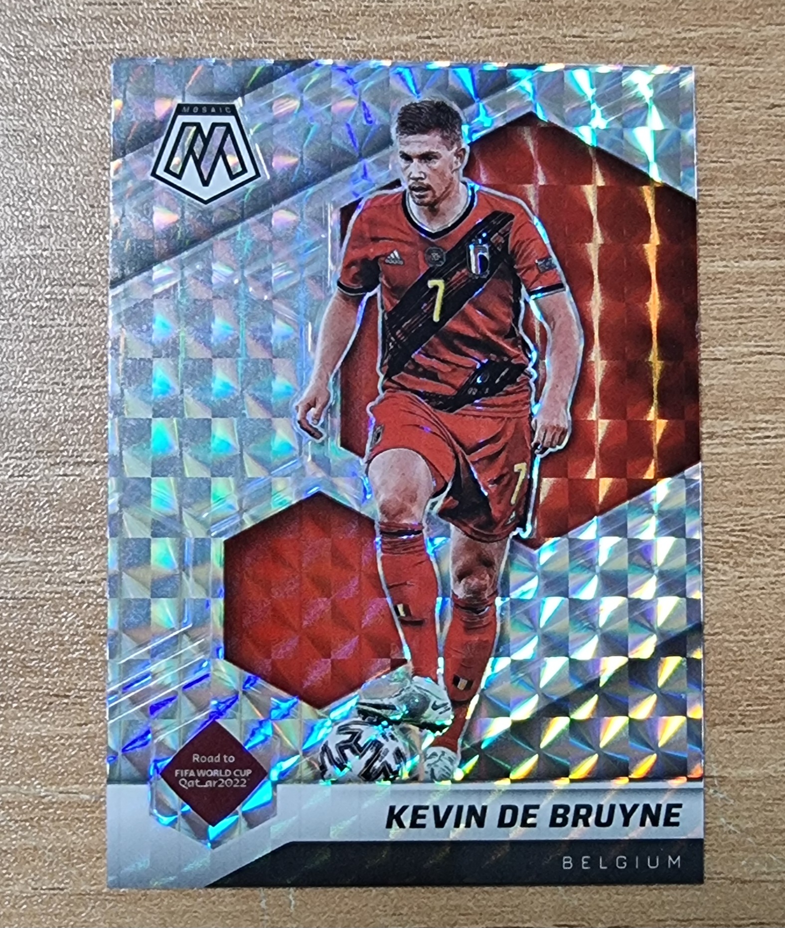 케빈 데 브라이너 2021-22 Mosaic Kevin De Bruyne Mosaic Prizm No-194 축구카드