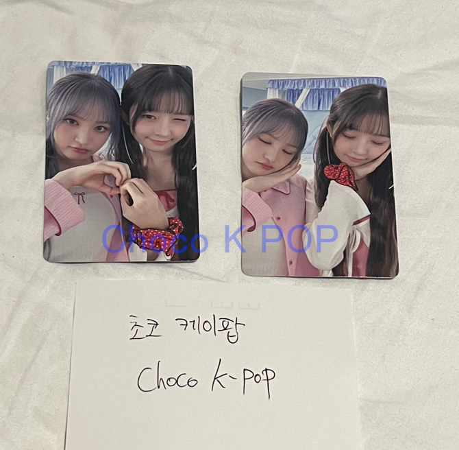 아이브 일본 도쿄돔 공연 얼라이브 앨범 2일차 특전 포토카드 2장세트 커플즈 폴더즈 인형즈