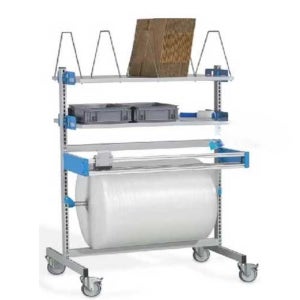 포장 자재 거치대 에어캡 롤 뾱뾱이 작업대 물류 창고