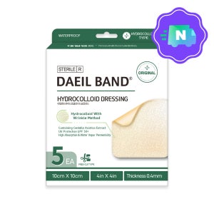 [N배송] 대일밴드 하이드로콜로이드 센텔라 주름 습윤밴드 드레싱 5매
