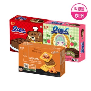 해태 에이스 씬 솔티카라멜 (291g x 1개) + 오예스 (360g X 2개)