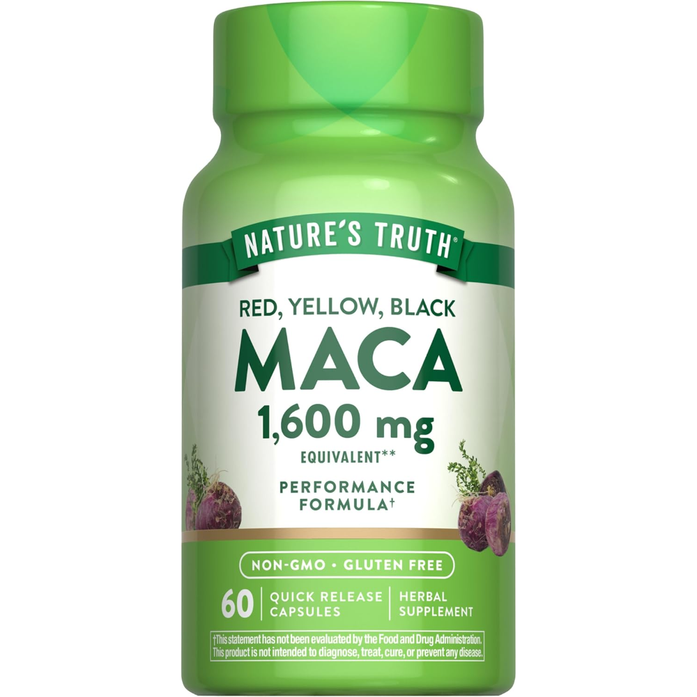 <b>네이처스</b>트루스 Maca 마카 1600mg 60캡슐