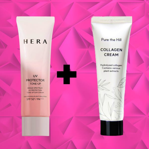 헤라 유브이 톤업 선크림40ml+콜라겐크림(27년12월)