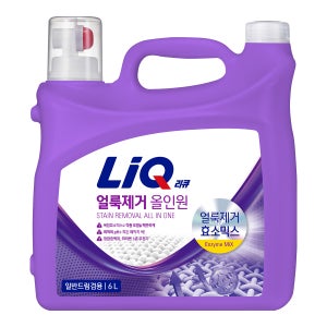 리큐 얼룩제거 올인원 세탁세제 6L 대용량 겸용 1개