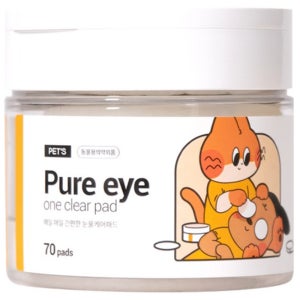 비숑 눈물 자국 파우더 세정제 지우개 냄새 눈꼽 세정제 패드 200ml