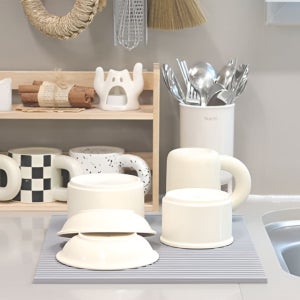 1+1 디아르 국내산 실리콘 주방 싱크대 설거지 건조대 드라잉 매트