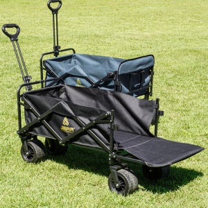 제라 해피 광폭 웨건 풀세트 상판테이블+커버 뒷문 개방 접이식 카트