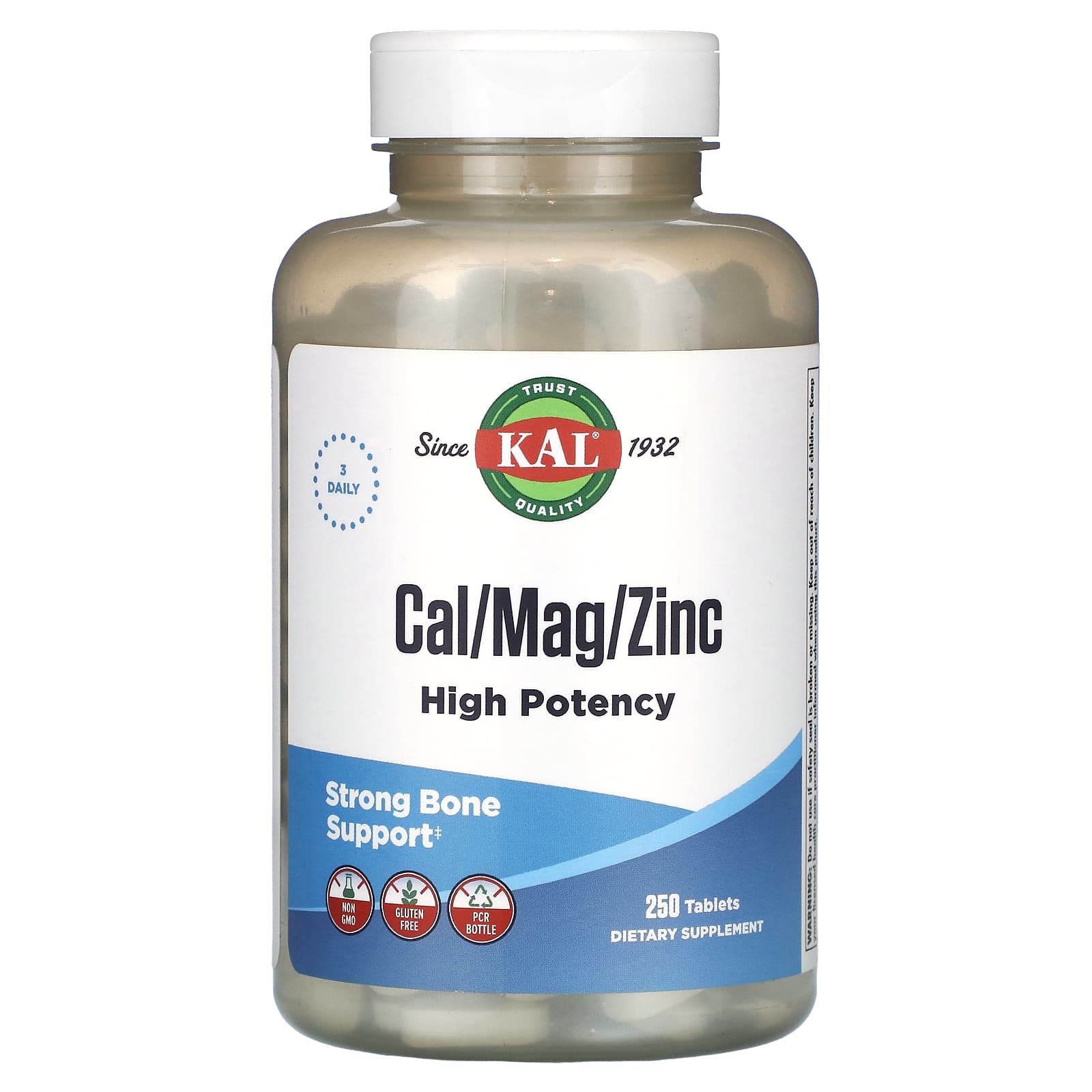 KAL <b>Cal</b> <b>Mag</b> 아연 하이포텐시 250정