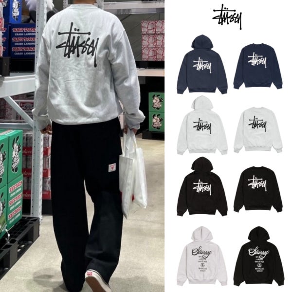 [정품] 스투시 후드집업 후드티 맨투맨 커플 가을