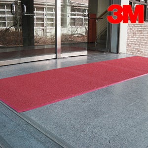3M 코일매트 7100 1.2X2.5m 적색(엣지X) 현관 출입구 바닥 논슬립 발매트