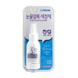 포켄스 눈물얼룩 세정제 100ml 강아지 눈물자국