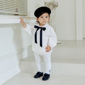 리틀티니 케인 바디슈트 아이 베이비 아기옷 바디수트 깔끔한