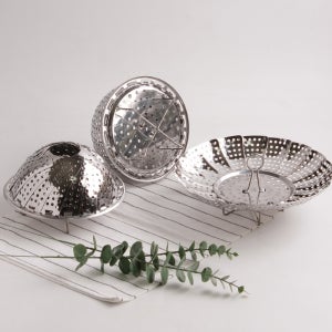 스텐찜판 삼발이찜기 찜채반 받침