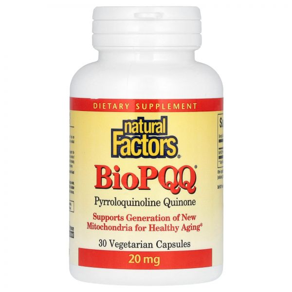 Natural Factors <b>BioPQQ 20mg</b> 베지 캡슐 30정