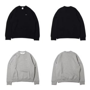 나이키 솔로 스우시 기모 블랙 그레이 맨투맨 DX1362-010 063