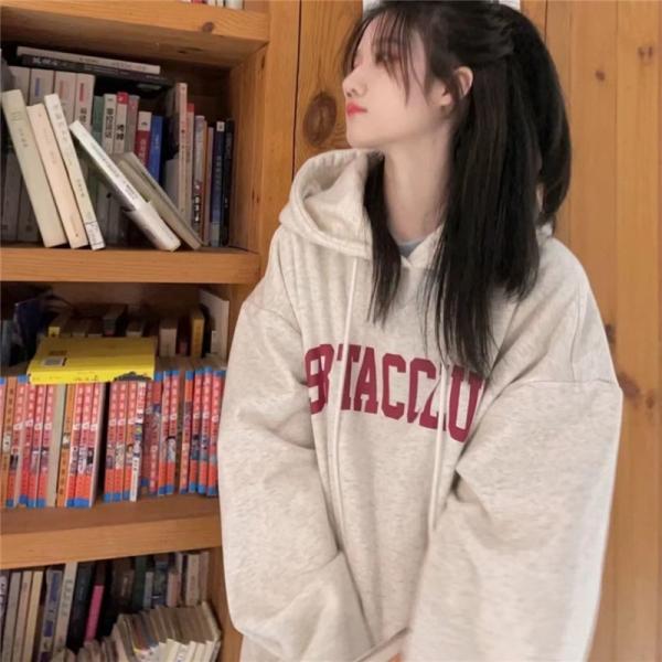 첼루스 후드 집업 여성양말 양털 mm 프레피 겨울 <b>지방</b> 플러스 한 감소