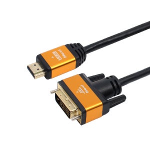 고화질 4K HDMI to DVI-D 20M 변환 케이블 컴퓨터 듀얼 모니터 선 연결