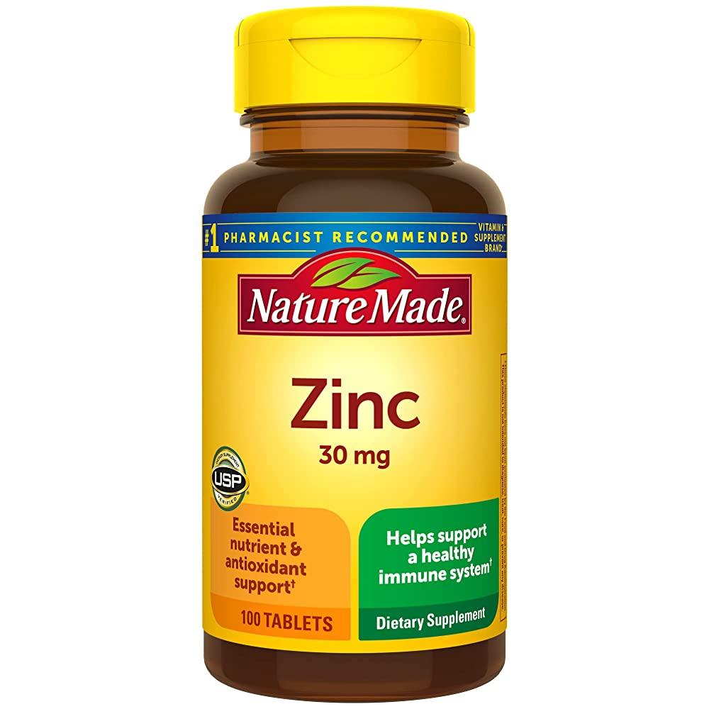 <b>네이처</b>메이드 Nature made <b>아연</b> Zinc 30mg 100정