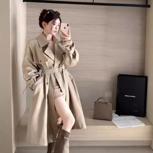 트렌치 코트, 복고풍 런던필~ 카키색 캐주얼
