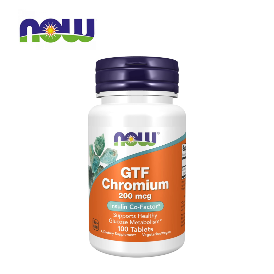 <b>나우푸드</b> GTF <b>크롬</b> 200mg Chromium 100정