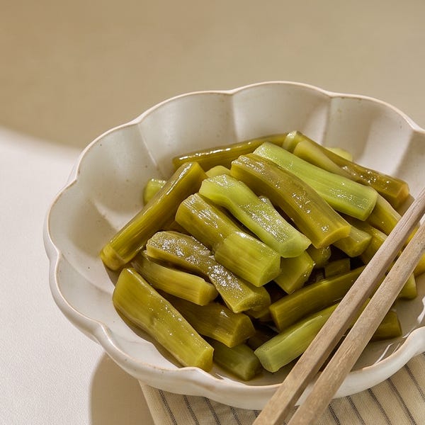 청년농부가 직접 생산한 국산 궁채장아찌 300g