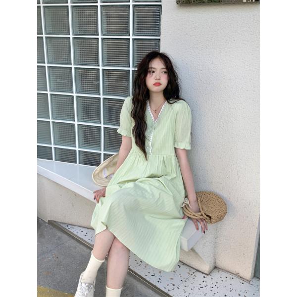 슬리밍 긴 mm 틈새 여름 사이즈 드레스 새로운 스커트 기질 디자인 <b>지방</b> 벨 감각