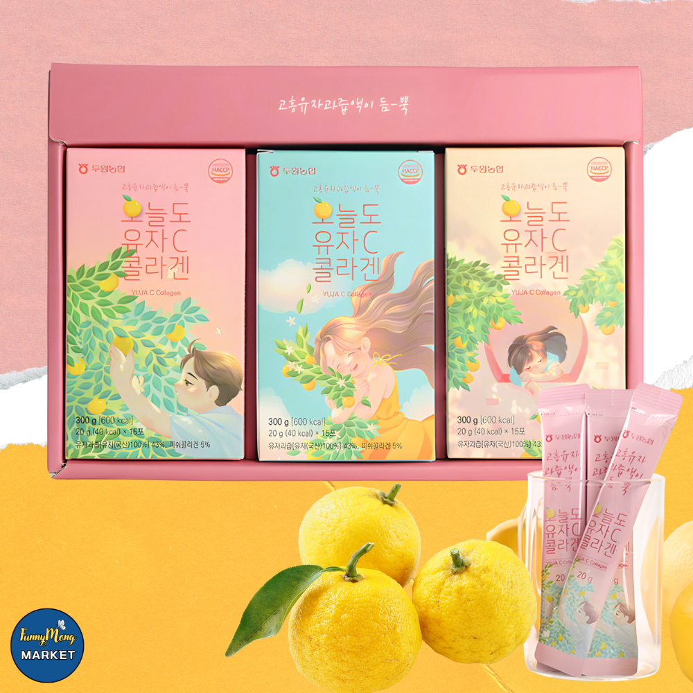 상큼 오늘도 유자 <b>콜라겐</b> 비타민C 스틱 맛있는 저분자 <b>콜라겐</b> 젤리