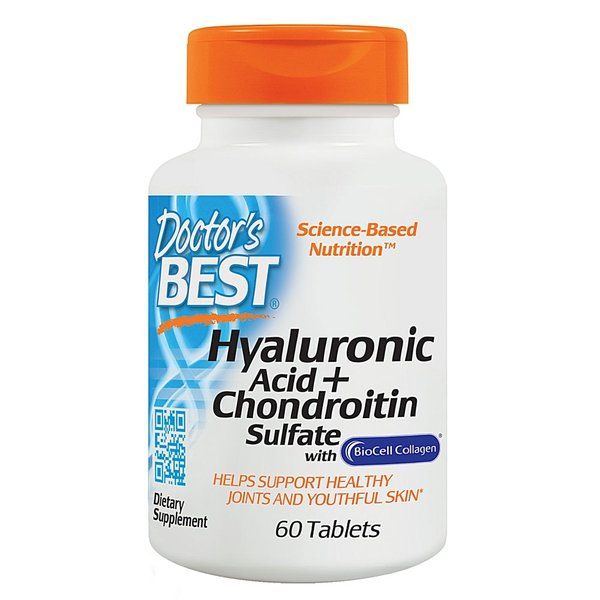 4개X 닥터베스트 <b>히알루론산</b> 콘드로이틴 <b>설페이트</b> 영양제 60정