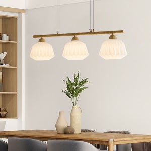 식탁등 펜던트조명 우드 인테리어 3등 아비에