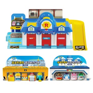 로보카폴리 미니카 출동팩 (출동구조본부 + 미니카 구조대친구들 4종 + 미니카 중장비 친구들 5종)