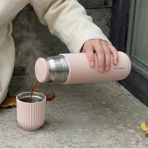 필모아 컵프리 미니 보온병 보냉병 등산 아기 분유 휴대용 350ml