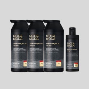 모다모다 제로 그레이 블랙 샴푸 10 300gx3 + 100g