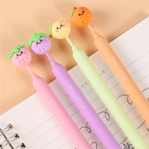 지워지는 목긴 과일 볼펜 인쇄가능 펜 캐릭터 학용품 특이한 판촉물