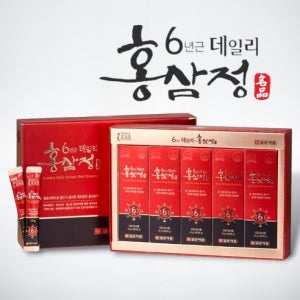 일양약품 6년근 홍삼 농축액 진세노사이드 데일리 홍삼정 스틱 10g X 30포 (1개월분)