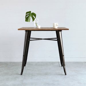 800 원목상판 빈티지테이블 T1101-80W 800mm, 블랙 6981.4156