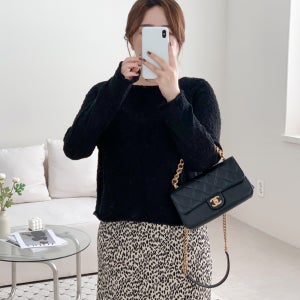 노아 입술넥 팝콘 시스루 나그랑 긴팔 여리여리 니트