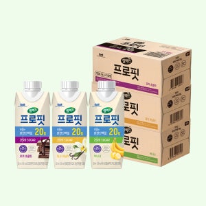 셀렉스 프로핏 모카 초콜릿+밀크 바닐라+바나나맛 드링크 총 3박스 [250ml x 총 54팩]