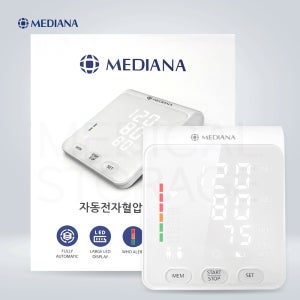 메디아나 자동 전자 혈압계 가정용 병원용 혈압기 측정기 저혈압 고혈압 측정 기계 HN20